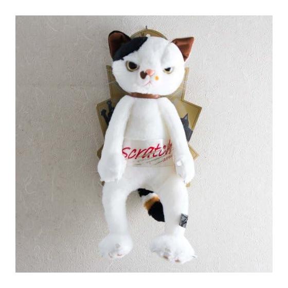 Мягкая игрушка-царапка (L) Кот Рост 38см Молоко M-NSCRATLM