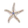 Creative Enamel Starfish Brooch Lightweight No Fade Jewelry for Women Coat Lapel Pin Wedding Guest Wear Gift