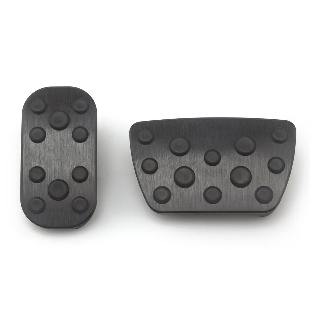 For Toyota Land Cruiser Prado FJ 150 2010-2018   Aluminum Car Foot Pedal Cover Accelerator Brake Footrest Pad
