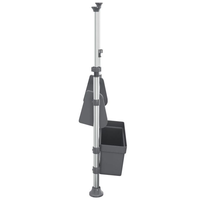 Organisateur de comptoir - VIDAXL - Réglable - Aluminium - Argenté - Design contemporain