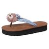 Thick-bottomed girl flip-flops spring and summer fashion versatile leisure niche flat-bottomed beach outer slippers tide