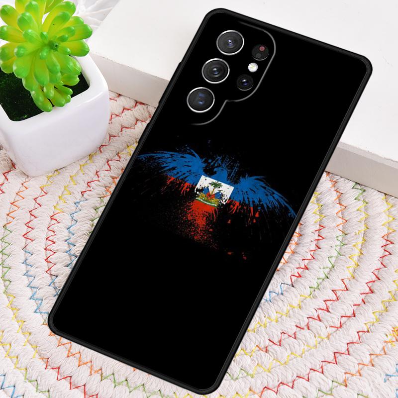 Haiti Haitian Flag soft Silicone Phone Case For Samsung Galaxy note 10 pro S26 S25 S24 S23 S22 S21 Plus S25Ultra Capa Cover