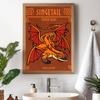 1PC Retro Hookfang Seashocker Toothless Dragon Cards Wall Art For Kitchen Decor, Poster Prints Home Decoration