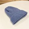 Autumn and Winter Cold Hat Wool Hat Women's Trendy Versatile Knitted Hat Men's Cool Velvet Thickened Warm Cold Hat