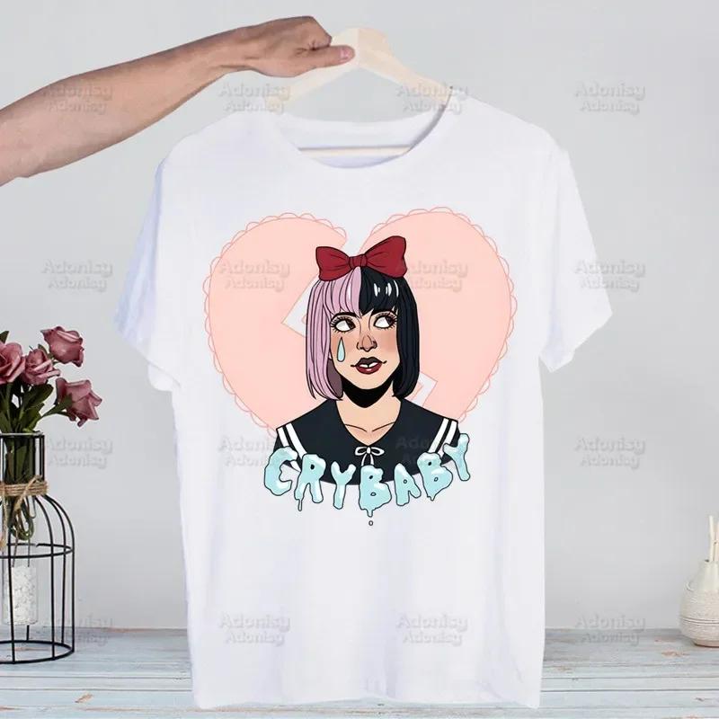 

Kawaii K-12 Melanie Martinez Y2K T Shirts For Guys O-Neck Short Sleeve Regular Mens height Quality Men Hip-Hop Tee Shirt 3XL