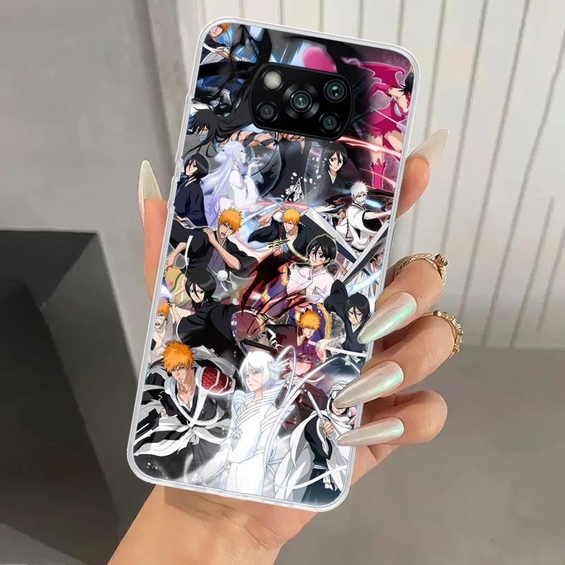Ichigo Kenpachi Bleach Anime Phone Case for Xiaomi Poco X5 X6 X7 Pro F7 Ultra M7 Redmi 15 15C 13 13C 12 12C 10 10A 10C 9 9A 9C 9