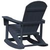 Adirondack Swing Chair Navy Blue 92 x 73.5 x 92 cm HDPE