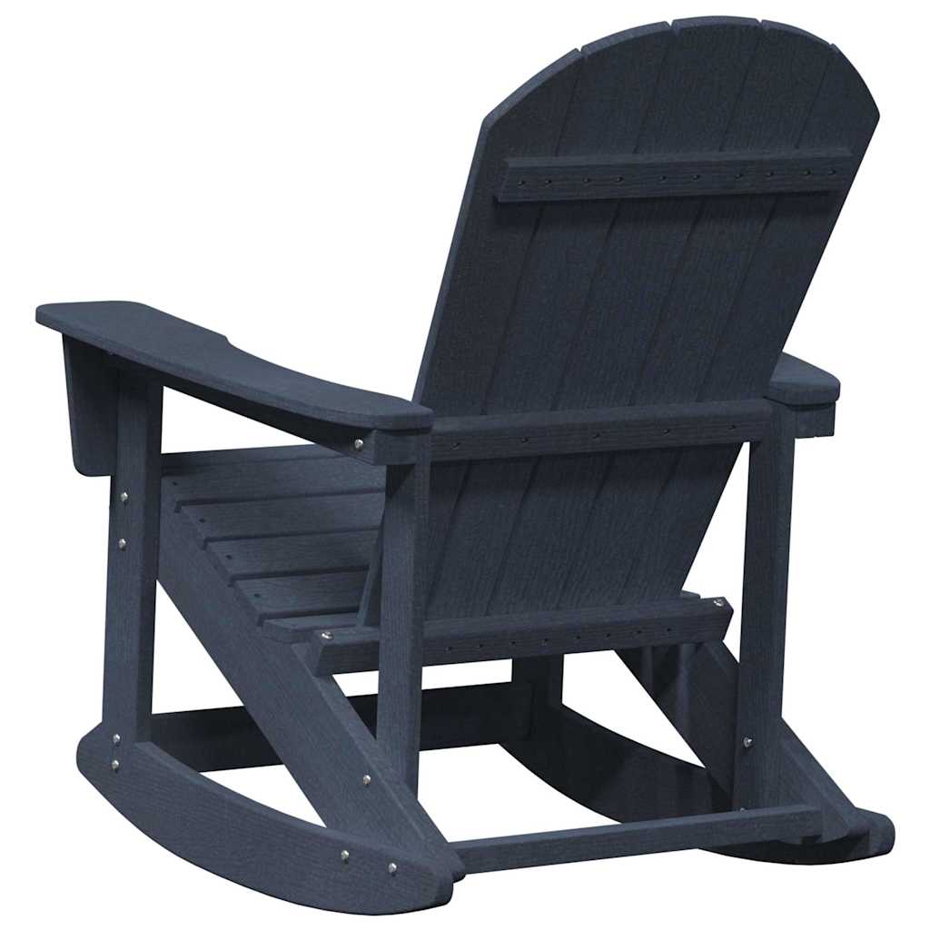 Adirondack Swing Chair Navy Blue 92 x 73.5 x 92 cm HDPE