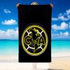 Quick Dry Beach Towel Club America Pattern, Lightweight Absorbent Towel for Pool Beach Vacation Use