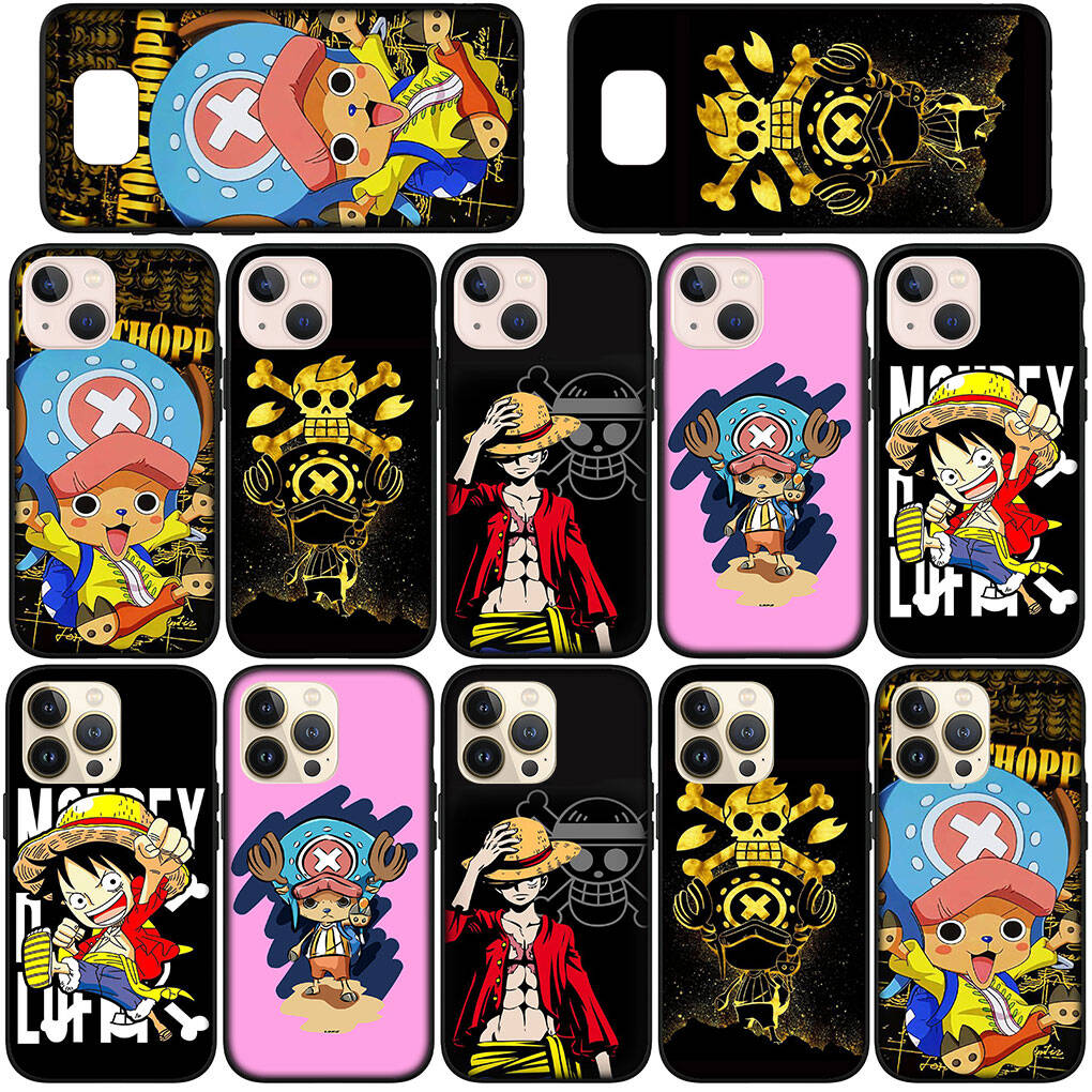 For Samsung Galaxy S25 S24 S23 S22 Ultra FE Plus A37 A57 A56 A55 A06 A16 A15 A36 A26 A35 A05 A25 A54 A34 Case One Piece Luffy Tony Tony Chopper Cover