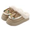 Cotton Slippers Autumn and Winter 2025 New Indoor Home Cute Non-slip Thick Bottom Plush Cotton Mop