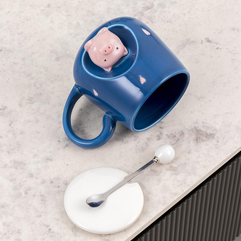 3D Stereo Mug Original Mugs Coffee Cups Cups for Coffee and Tea New Year Mugs Mug With Lid Drinkware Cup Beautiful Beer Funny