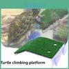 Realistic Grass Turtle Sunning Platform Abs Material Fish Tank Accessories