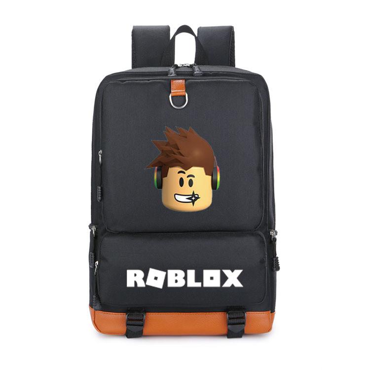 

Рюкзак Roblox для детей с большой вместимостью и прочным материалом из Оксфордского холста #1 Black-1 Figure