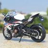 MotoGP BMW S1000RR Simulazione Moto da Corsa Squisito Diecast & Veicolo Giocattolo RMZ city 1:Modello da collezione in lega 12