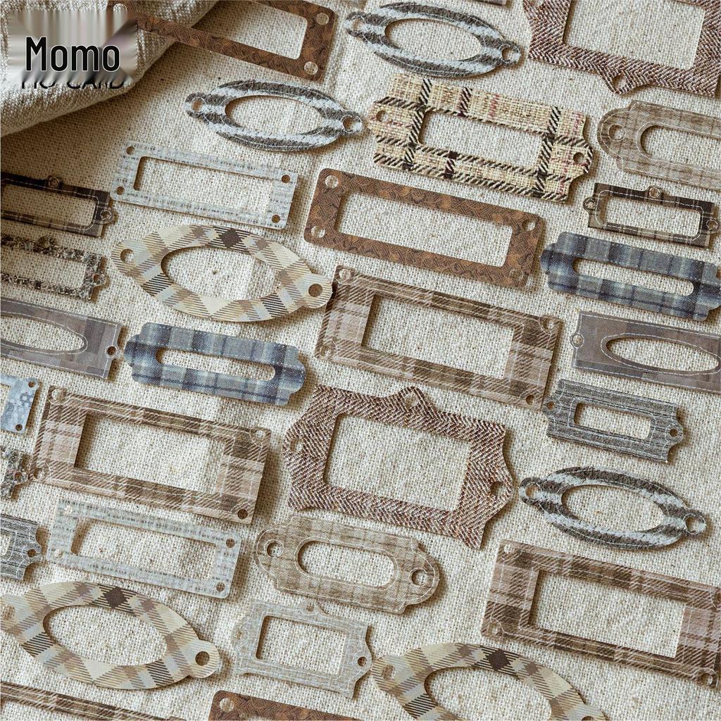 Momo Retro Archive Series Hard Card Sticker Pack for Journaling & Decoration
