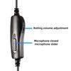 H300D Telephone Headset Lossless Noise Reduction Breathable 3.5mm RJ9 Call Center Communication Binaural Headphone for Truck Driver Office