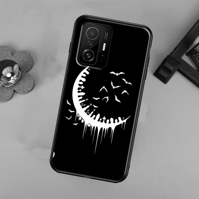 Goth Vampire Bat Gothic Case For Xiaomi 13 14 Ultra 11T 12T 13T 14T Pro POCO X7 Pro X3 X5 X6 F3 F5 F6 M6 Pro Cover