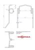 Finger Tooth Elastic Cutter Bar Case, New Holland 89819750 Powder Coated Mower