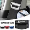 X5 X7 For BMW 2Pcs Car Safety Seat Belt Buckle Clip Seatbelt Stopper Adjuster Clip For BMW F30 F10 E90 F20 E46 E60 E70 E39 E36 E