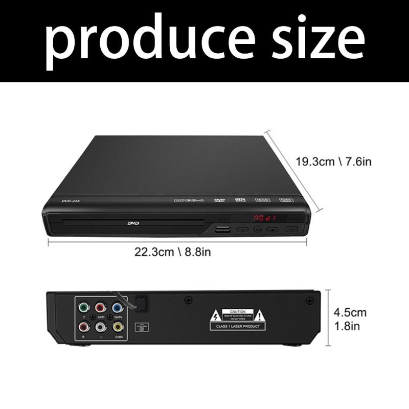Disc-Player für Disc-Player NTSC USB-Eingang Fernbedienung Unterstützung für Heimkino Karaoke Musikzubehör