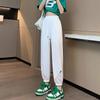 Women's Ice Silk Quick-Dry Cropped Sports Pants - Thin, Loose, Slimming, Plus Size, Trendy, Versatile Summer Wear