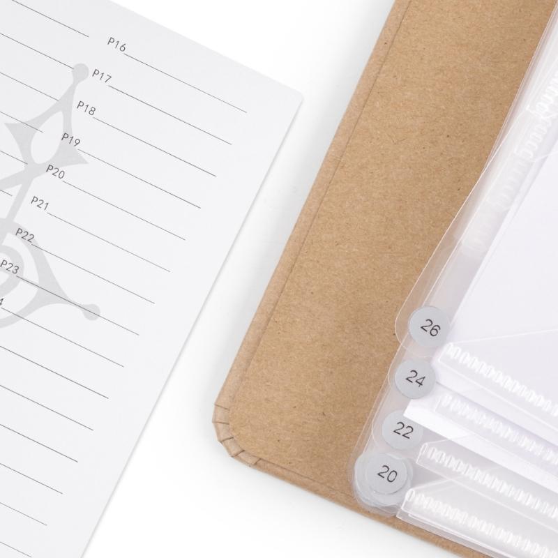 Detachable Notebook Binders Music Organizer Sheet Music Storage Pocket Sheet Music Folder Sheet Music Binders Organizer