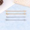 Metal Neck Tie Collar Bar Pin Clip Ties Lapel Pins And Brooches Gifts For Men Brooch Jewelry Luxury