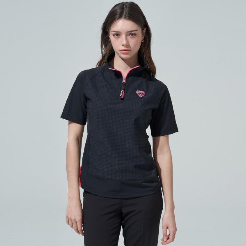 Blu DoT High Performance Half Zip T shirT Tour fiT Bk 085