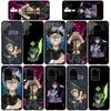for Samsung Galaxy S25 S24 S23 S22 Ultra FE Plus A17 A37 A57 A56 A55 A06 A16 A15 A36 A26 A35 A05 A25 A54 A34 Phone Case Lovely Asta Black Clover Cover