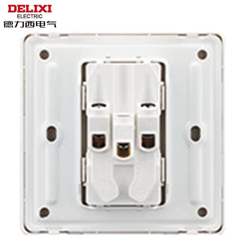 Delixi Electric Type 86 10A 5-Hole Wall Socket