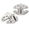 2pcs Marine Hatch Hinge 316 Stainless Steel MirrorPolishing Removable Pin Boat Hardware