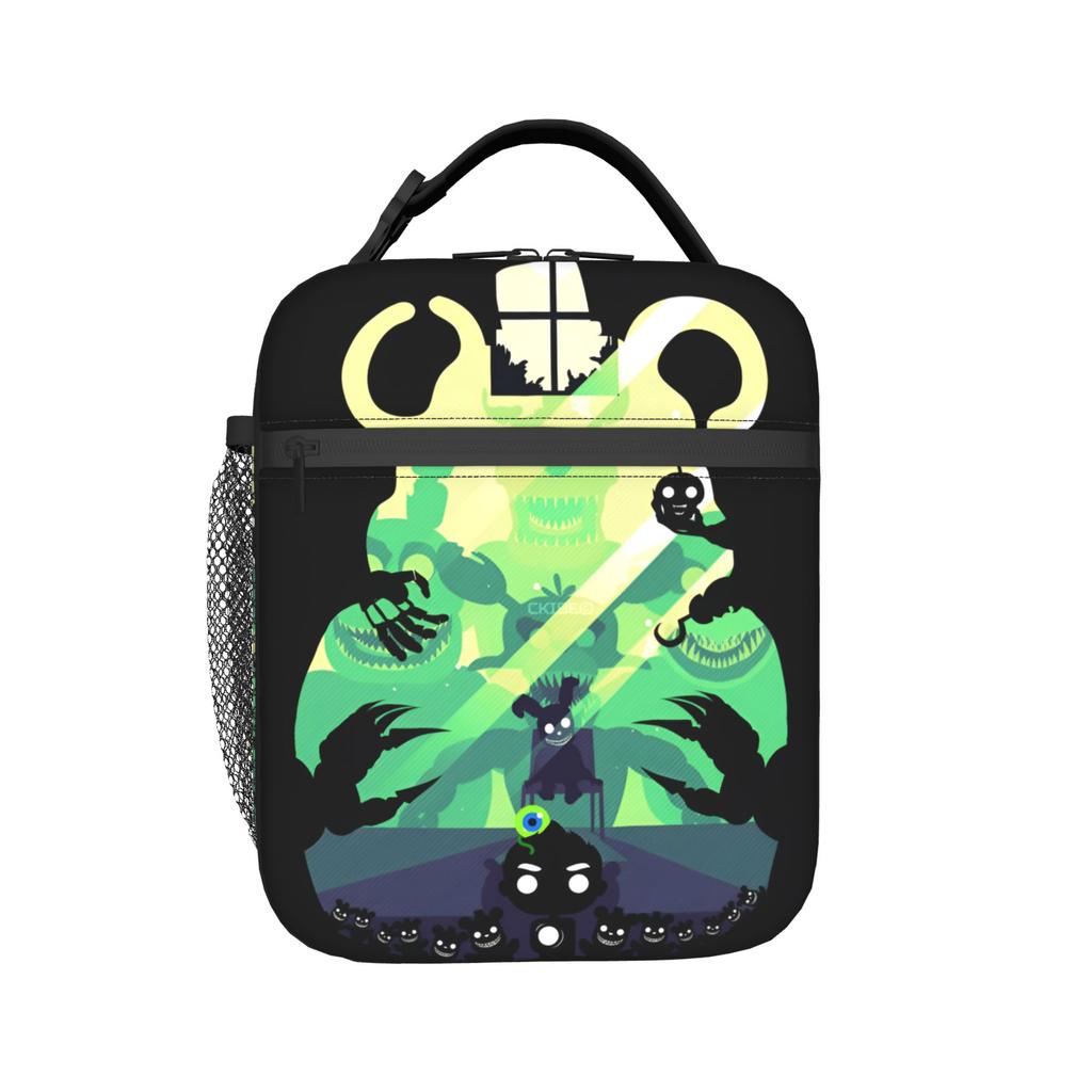 Custom FNAF At Freddys Insulated Lunch Bags Camping Travel Adventure Survival Horror Game Resuable Cooler Thermal Lunch Unisex