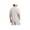 adidas Logo Round Neck Short Sleeve T-Shirt Men T-Shirts Beige JL6050