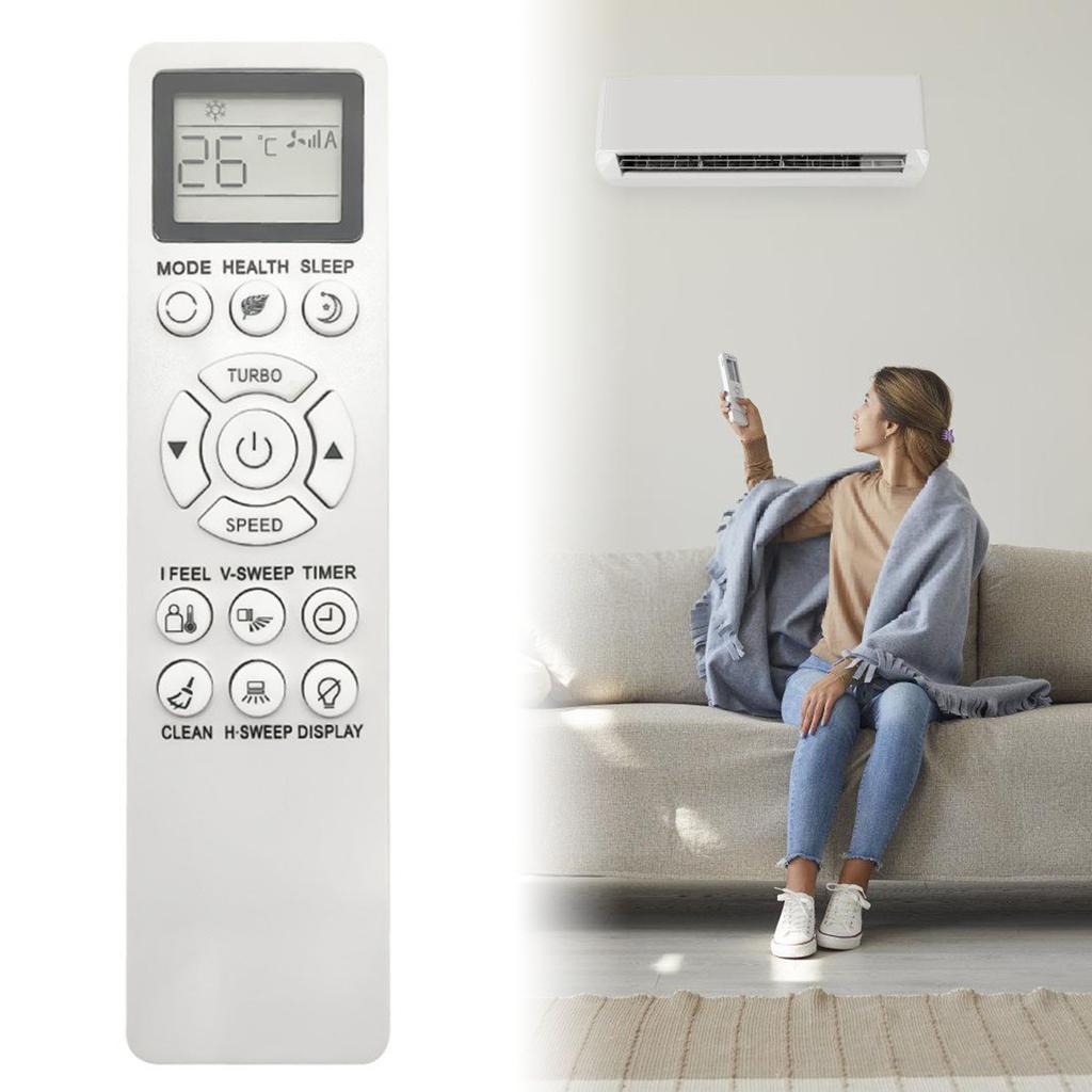 Praktische Ersatzfernbedienung mit Kunststoffstruktur zur Wiederherstellung der Funktionalität Ihrer Klimaanlage