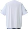 ZETT Baseball ZETT by BEAMS DESIGN Henley Neck Layered White Size BOT77406 Top, Shirt, (1100), L,