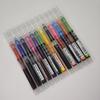 12-Color Quick-Drying Gel Pens - Black Signature, Student Water-Based Liquid Rollerball Pen with Needle Tip Stationery