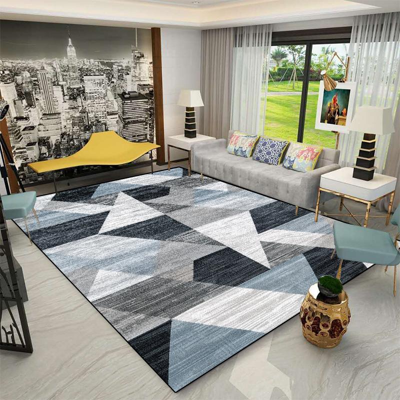 Modern Luxury Geometric Carpet Decoration Living Room Large Size Rug Home Sofa 200x300 Cm Area Rugs Bedroom Bedside Non-slip Mat