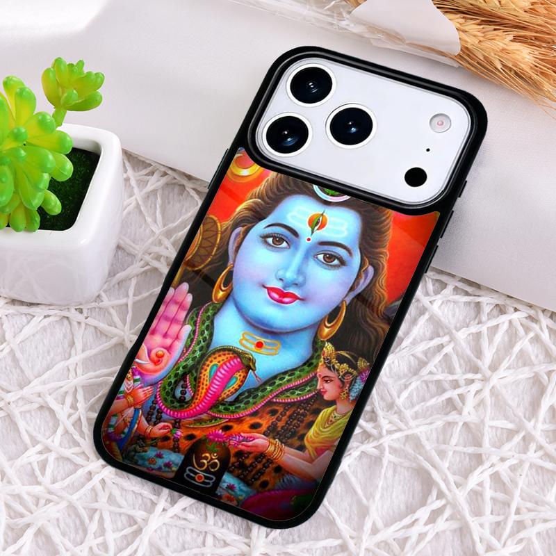 Lord Shiva Hindu God Buddha India Phone Case for iPhone 17 Air 16 15 11 12 14 13 Pro Max Shockproof Cover