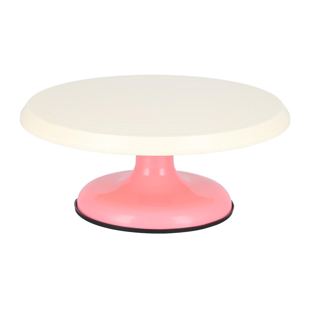 12in Plastic Cake Turntable Rotating Cake Decorating Stand for Bakery Home Kitchen