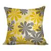 Yellow Pillowcase Modern Daisy Pillowcase Decorative Outdoor Linen Square Pillowcase For Sofa Sofa Beds And Home 18x18 Inches