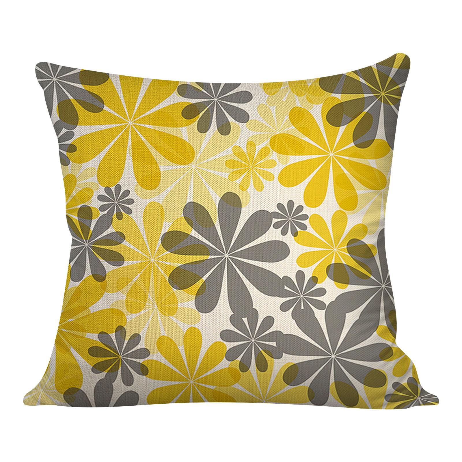 

Yellow Pillowcase Modern Daisy Pillowcase Decorative Outdoor Linen Square Pillowcase For Sofa Sofa Beds And Home 18x18 Inches One Size