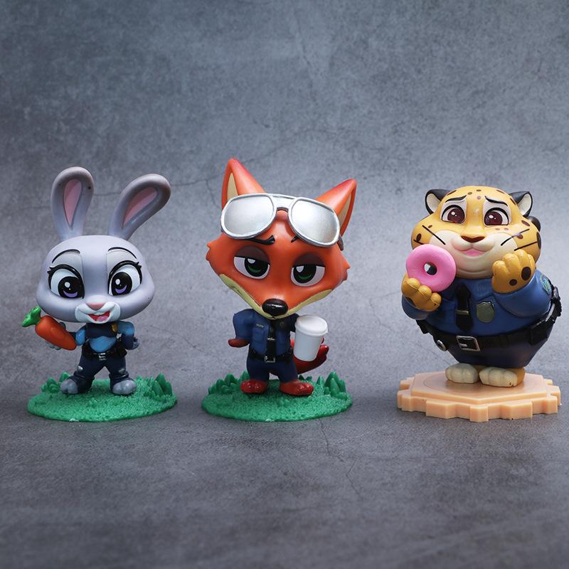 Zootopia City 2 Blind Box: Fox Nick & Judy Table Ornament Doll Gift Set