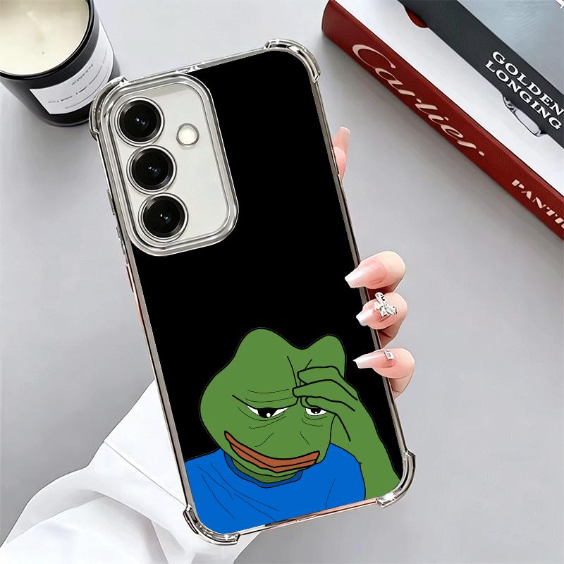 

Смешной Грустный Лягушонок P-Pepe Мем Покрытие Чехол Для Телефона Для Samsung A17 A07 A37 A57 A16 A56 A15 A55 A14 A54 A13 A53 A26 A36 A25 A35 A24 A3 Samsung A54