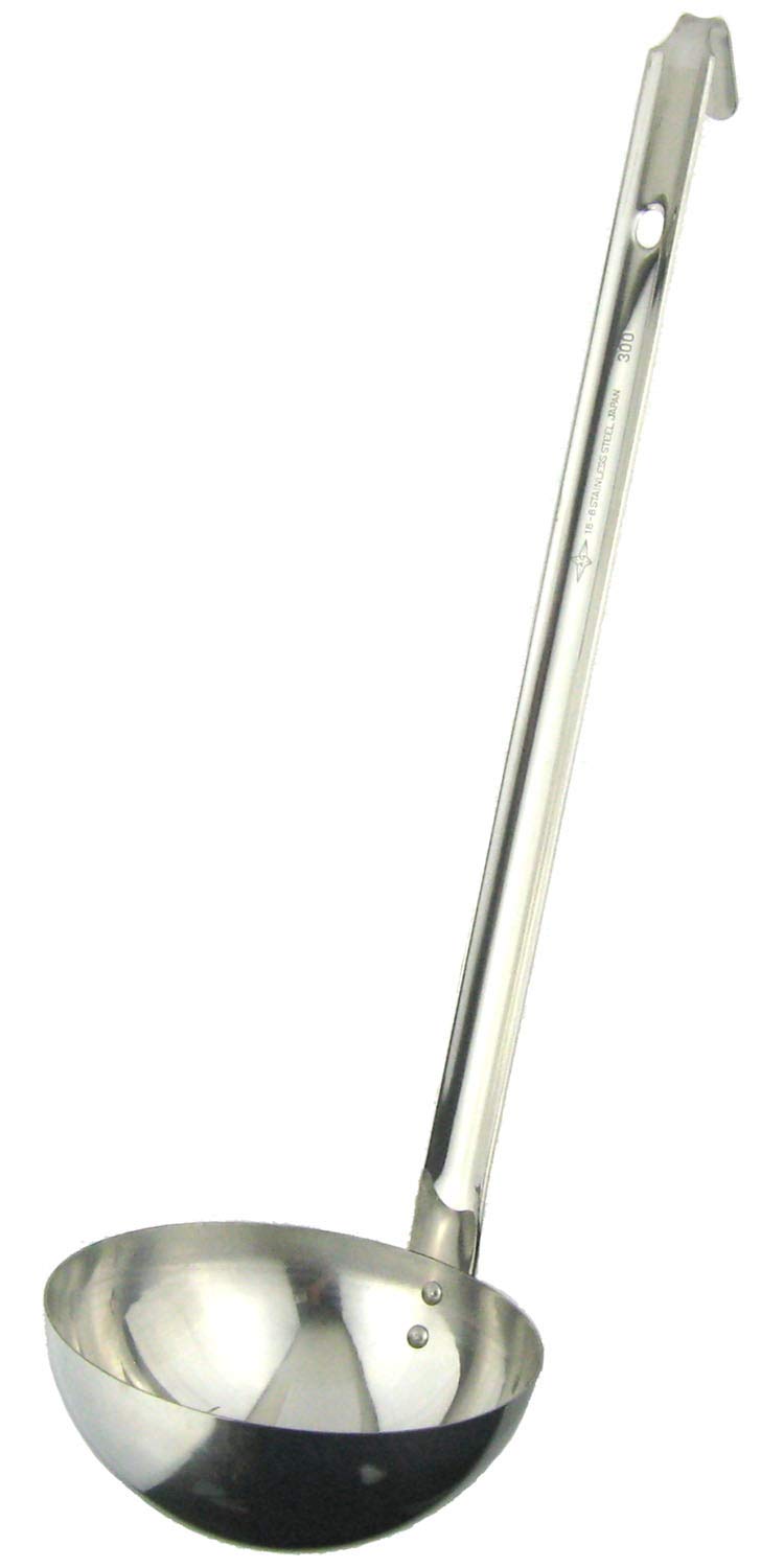Nagao Soup SUS304 Stainless Commercial Made in 50300 Ladle, 300cc, Steel, Use, Japan,