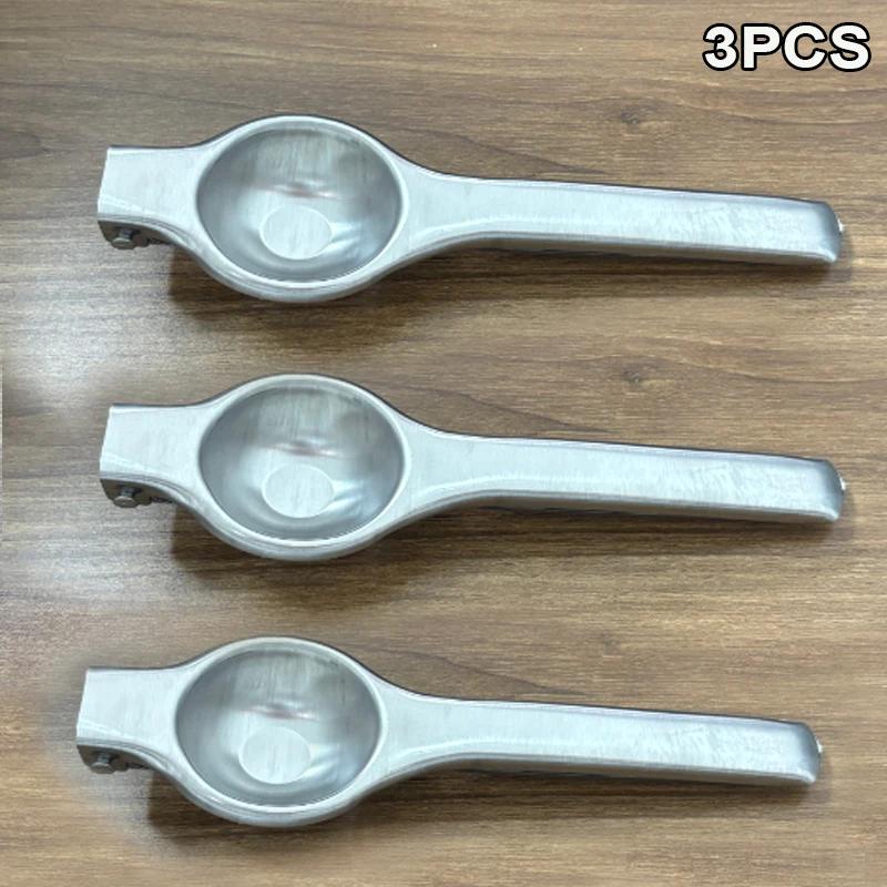 1pc Stainless Steel Lemon Squeezer Handheld Lemon Lime Orange Squeezer Citrus Juicer Lemon Fruit Pressing Lemon Juice Squeezer