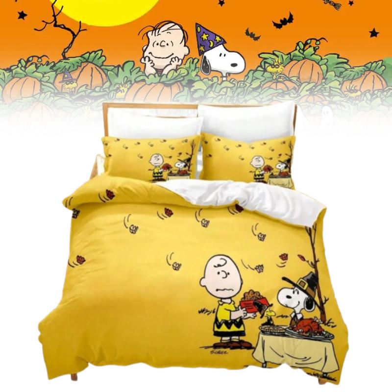 Digital Cartoon Print Duvet Cover Pillowcase Set Bedroom Gift Bedding