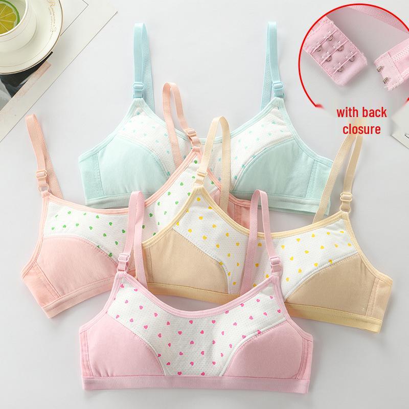 Canottino Reggiseno da Allenamento in Cotone per Ragazze Età 10-13