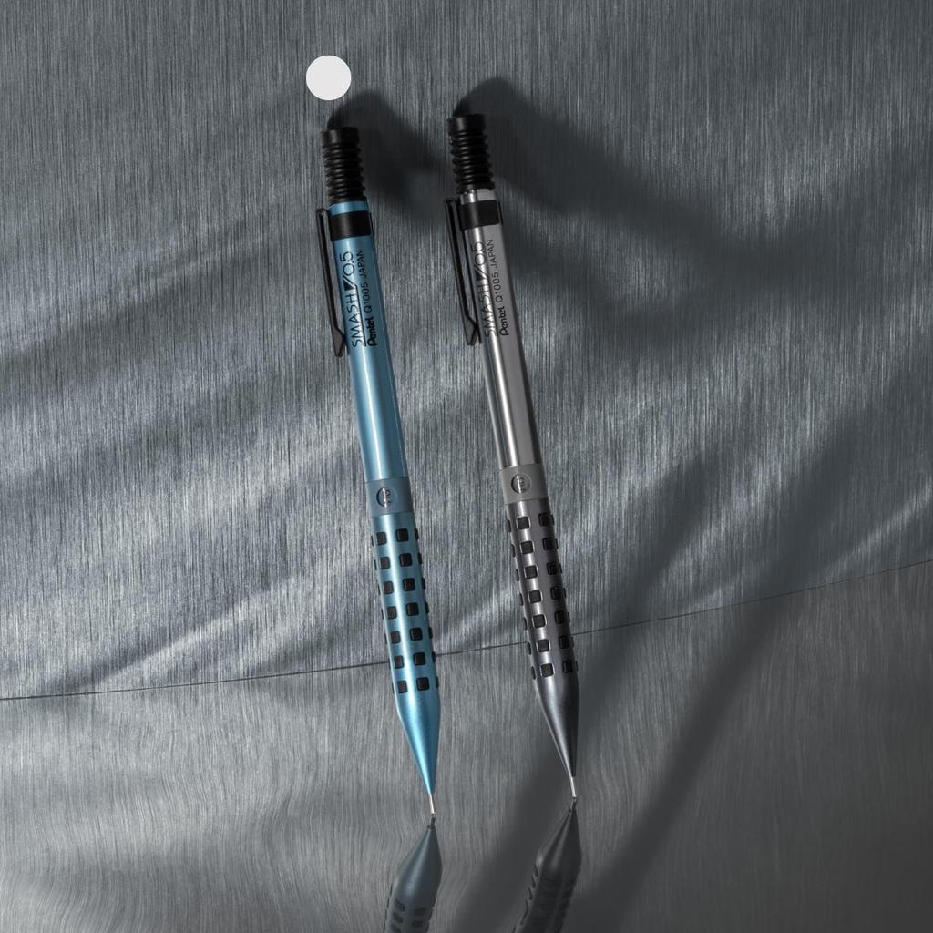 PENTEL Smash Mechanical Limited Diamond Metallic Blue Diamond Pencil, Edition, 0.5mm, Colors, Barrel, Q1005-LDM1