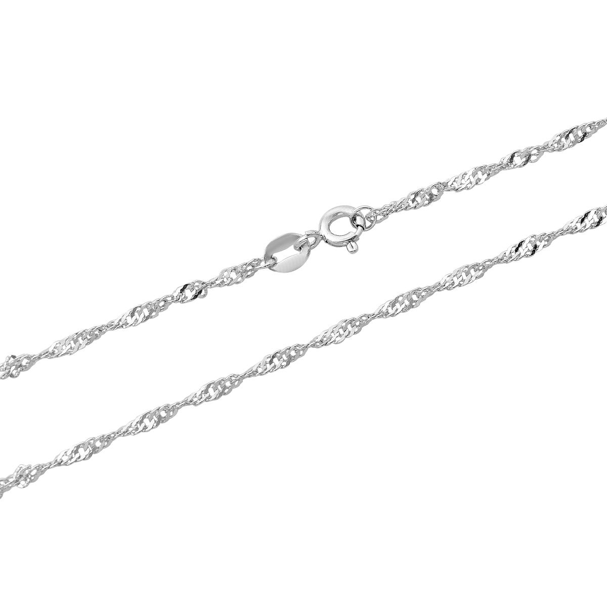 

Silver chain without stones, product weight 1.98 g (2168270) 45cm